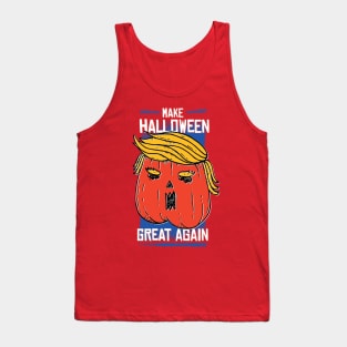 Trumpkin Halloween Pumpkin Funny Design Tank Top